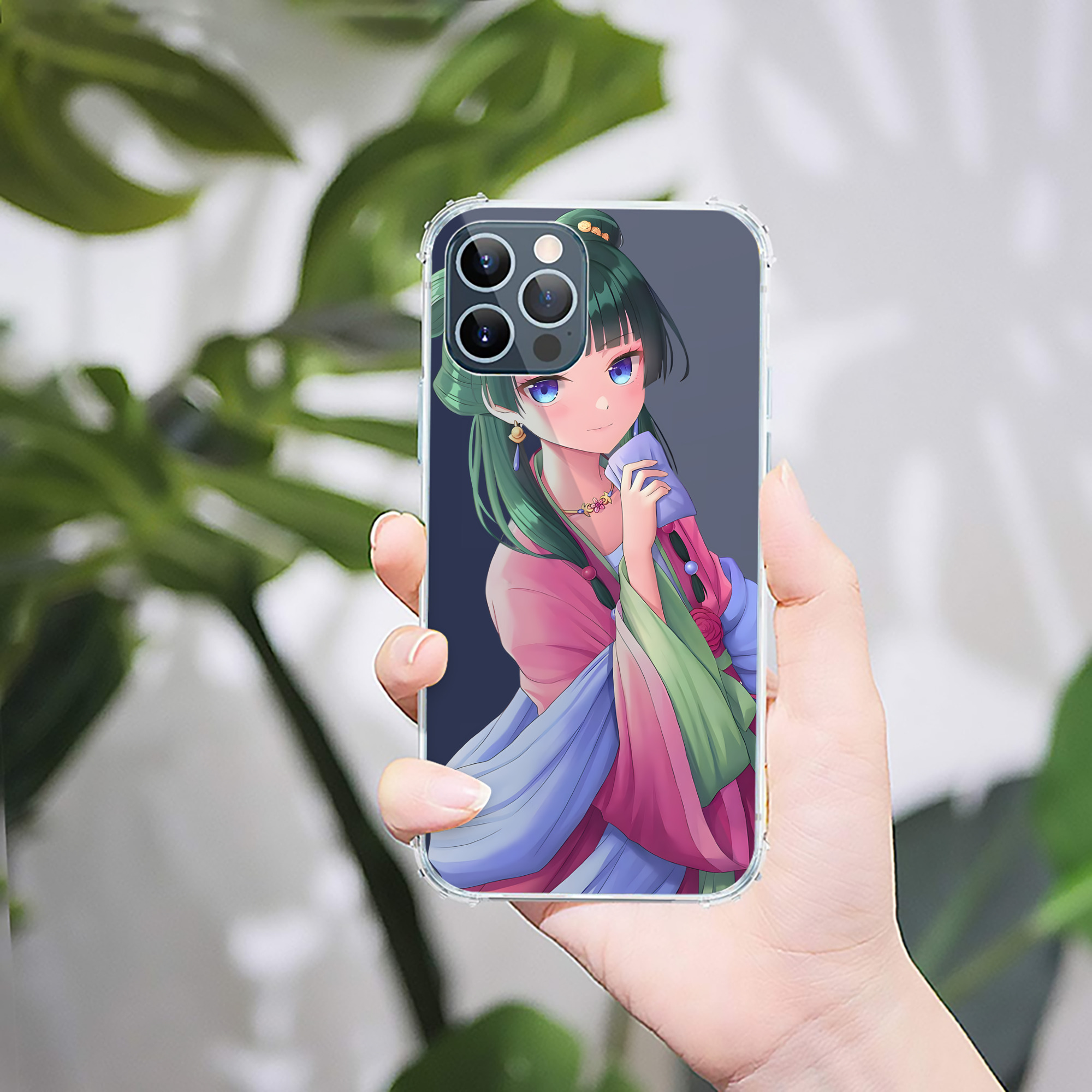 （画像用） 薬屋のひとりごと The Apothecary Diaries 【iPhone 12シリーズ対応】透明スマホケース（クリアソフトケース）